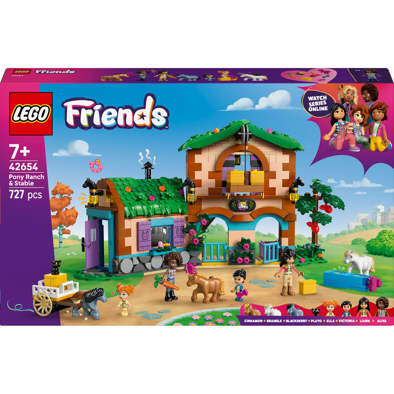 LEGO Friends Pony Ranch a stajňa 42654